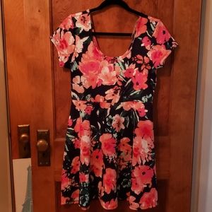 Derek Heart Floral Dress